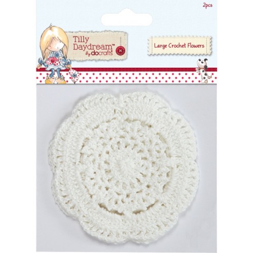 Набор вязаных украшений для скрапбукинга Tilly Daydream, 2 шт, DoCrafts