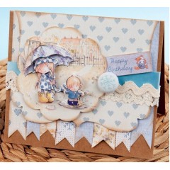 Тесьма волнистая белая Tilly Daydream 2 м, DoCrafts