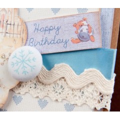 Тесьма волнистая белая Tilly Daydream 2 м, DoCrafts