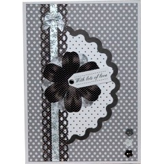Набор лент, коллекция Bexley Black, 6 штук по 1 м, DoCrafts