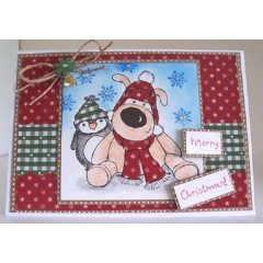 Набор резиновых штампов "Буфл и Пингвин", коллекция Boofle, Docrafts