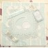 Тесьма декоративная кружевная, коллекция Eau De Nil, 3,6 см, 2м, Papermania