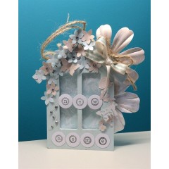 Набор бантиков для скрапбукинга, коллекция Eau De Nil, 12 шт, Papermania