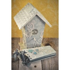 Тесьма кружевная клеевая, коллекция Eau De Nil, 15мм, 5 м, DoCrafts