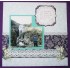 Тесьма декоративная кружевная, коллекция Eau De Nil, 3,6 см, 2м, Papermania