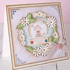 Набор бантиков для скрапбукинга, коллекция French Lavender, 12 шт, Papermania