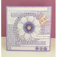 Набор лент для скрапбукинга, коллекция French Lavender, 6 штук по 1 м, DoCrafts