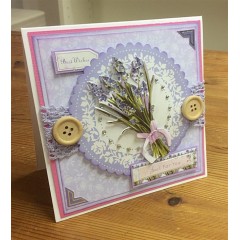 Тесьма декоративная кружевная, коллекция French Lavender, 3,6 см, 2м, Papermania