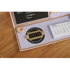 Набор декоративных мини пуговиц French Lavender, 30 шт, Papermania