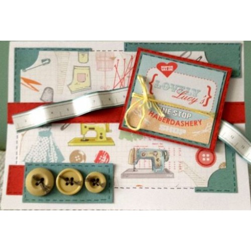 Набор высечки для скрапбукинга, ретро-коллекция Happy Days, 18 шт., DoCrafts