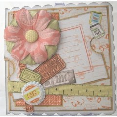 Набор брадсов тканевых, ретро-коллекция Happy Days, 15 шт., Docrafts