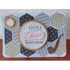 Набор для изготовления объемной открытки "Сельский джентльмен" Heritage Press, 21х29,7 см, Papermania 