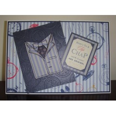 Набор силиконовых штампов "Элегантный мужчина" Heritage Press, Papermania