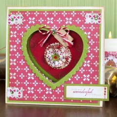 Шнур декоративный витой красно-белый,10 м, DoCrafts