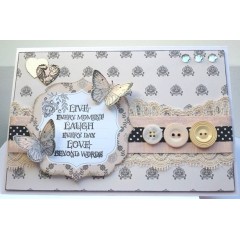 Набор бумаги для скрапбукинга, коллекция Midnight Blush, 15,2х15,2 см, DoCrafts