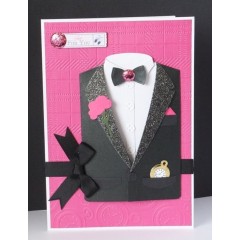 Набор бантиков для скрапбукинга, коллекция Midnight Blush, 12 шт, Papermania