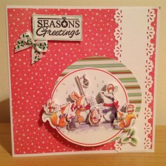 Набор новогодних силиконовых штампов "Рождественские гимны" Pippinwood Christmas