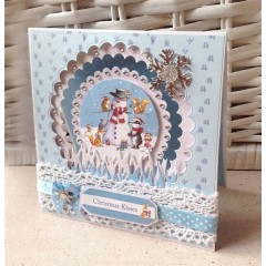 Набор лент "Веселое Рождество", коллекция Pippinwood Christmas, 6 штук по 1 м, DoCrafts