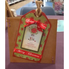 Набор новогодних силиконовых штампов "Пуансеттия" Pippinwood Christmas