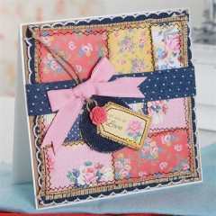 Набор бантов для скрапбукинга Simply Floral, 5,5 см, 12 шт, Papermania