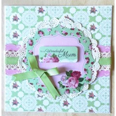 Набор вырубки для скрапбукинга, коллекция Simply Floral, 18 шт, Papermania