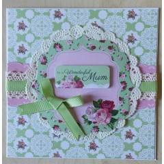 Набор бантов для скрапбукинга Simply Floral, 5,5 см, 12 шт, Papermania
