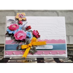 Набор бантов для скрапбукинга Simply Floral, 5,5 см, 12 шт, Papermania