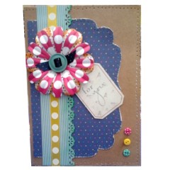 Набор высечки фигурной для скрапбукинга Spots & Stripes Brights, 18 штук, Papermania