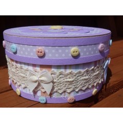 Набор декоративных мини пуговиц Spots & Stripes Pastels, 30 шт, Papermania