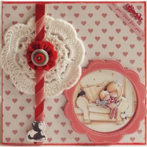 Набор вязаных украшений для скрапбукинга Tilly Daydream, 2 шт, DoCrafts