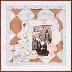 Набор декоративных цветов  Vintage Notes, 32 шт, DoCrafts