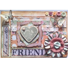 Набор декоративных цветов  Vintage Notes, 32 шт, DoCrafts