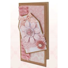 Набор бантиков для скрапбукинга, коллекция Wild Rose, 20 шт, Papermania