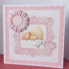 Тесьма кружевная клеевая, коллекция Wild Rose, 15мм, 5 м, DoCrafts