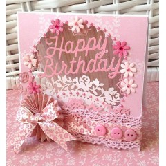 Набор бантиков для скрапбукинга, коллекция Wild Rose, 20 шт, Papermania