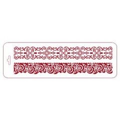Трафарет бордюр "Элеганс 89", 10х32 см, Трафарет-Дизайн