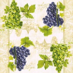 Салфетка для декупажа "Виноград", 33х33 см, Польша
