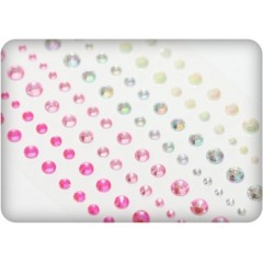 Стразы клеевые, Розовые и белые, 120 шт, 4 цвета, ScrapBerry's