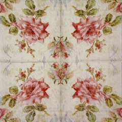 Салфетка для декупажа IHR-201130 "Очаровательная роза", 33х33 см, Германия