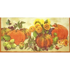 Салфетка для декупажа IHR-201499 "Тыквы", 33х33 см, Германия