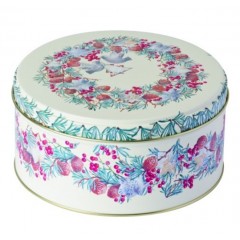 Салфетка для декупажа, IHR-555660, "Рождественский венок с птичками",  25х25 см, Германия