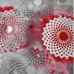 Трафарет-маска "Орнамент", 15х15 см, Marabu Германия