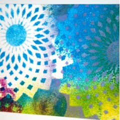 Трафарет-маска "Орнамент", 15х15 см, Marabu Германия