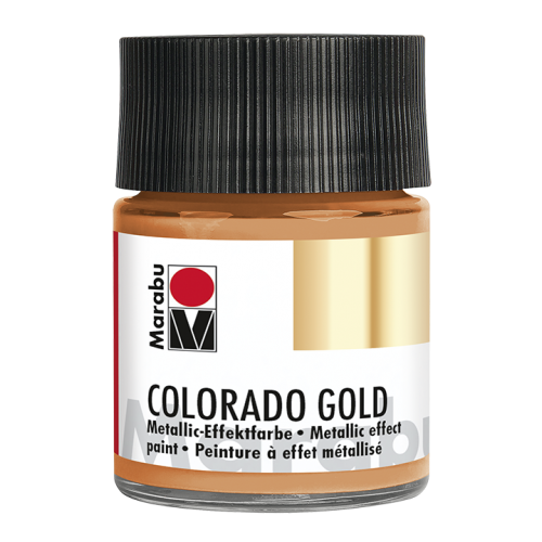 Краска с эффектом металла Colorado Gold 787 медь, 50 мл, Marabu