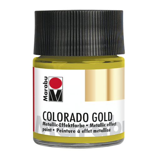Краска с эффектом металла Colorado Gold 793 античное золото, 50 мл, Marabu
