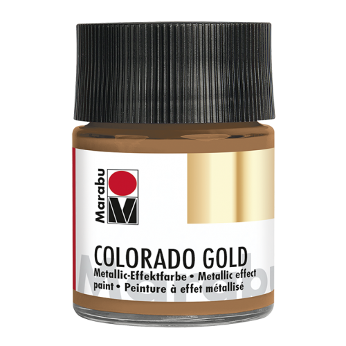 Краска с эффектом металла Colorado Gold 794 античная медь, 50 мл, Marabu