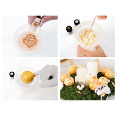 Краска для марморирования Easy Marble Marabu 084 золотой, 15мл