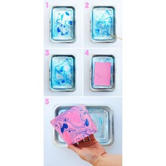 Краска для марморирования Easy Marble Marabu 090 светло-голубой, 15мл