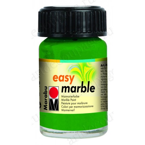 Краска для марморирования Easy Marble Marabu 067 зеленый, 15мл 