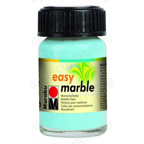 Краска для марморирования Easy Marble Marabu 297 аквамарин, 15мл 